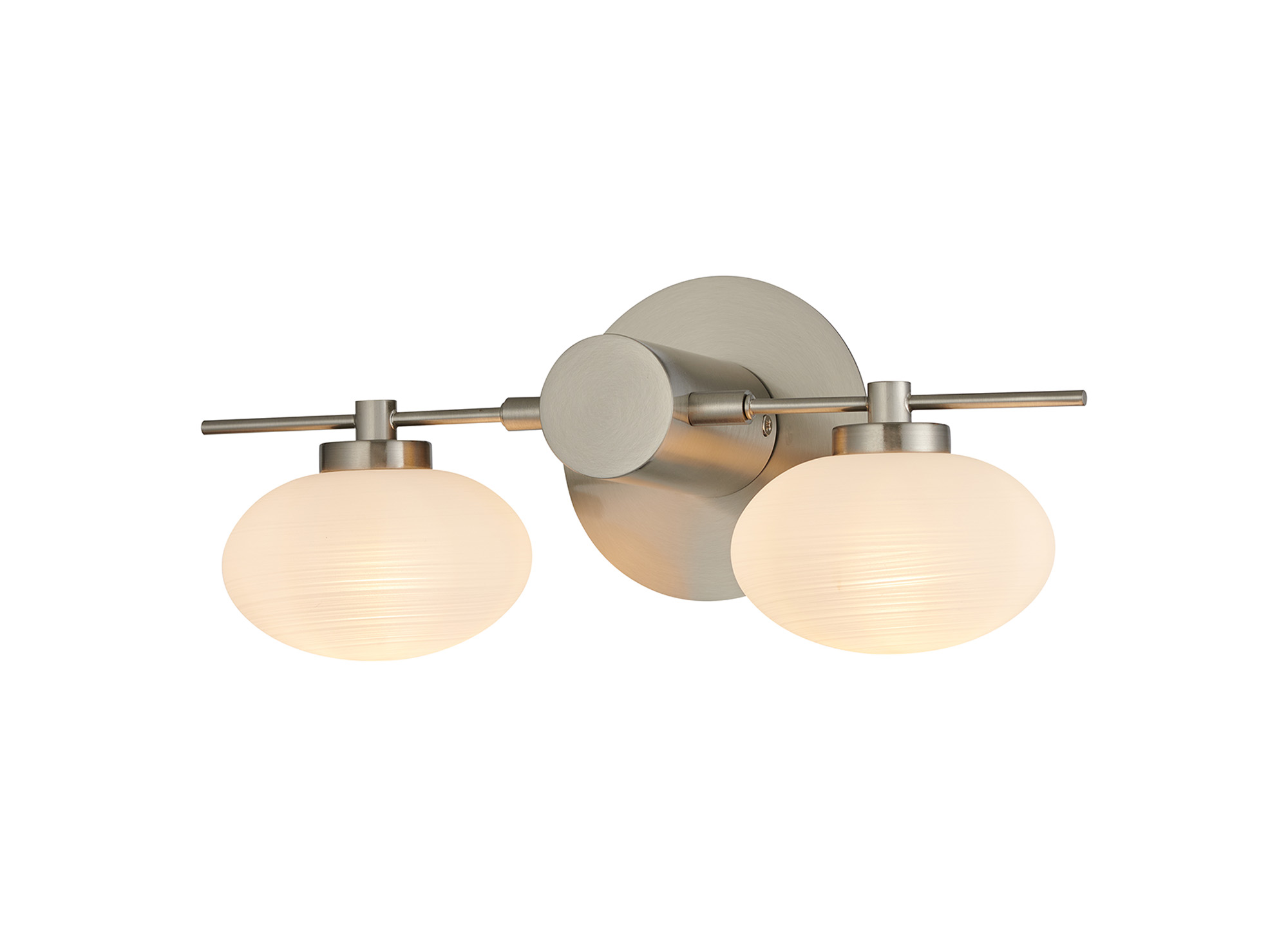 D0973SN/A/OP  Addie Wall Lamp, 2 Light G9, Satin Nickel/Opal A Glass